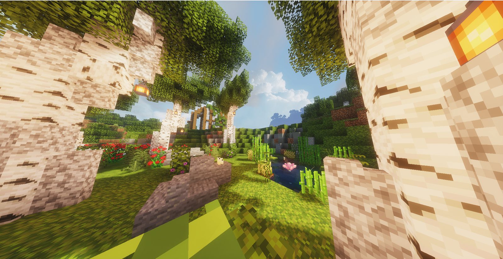 Birch Garden nature build by Savy, screenshot 1 of 3.