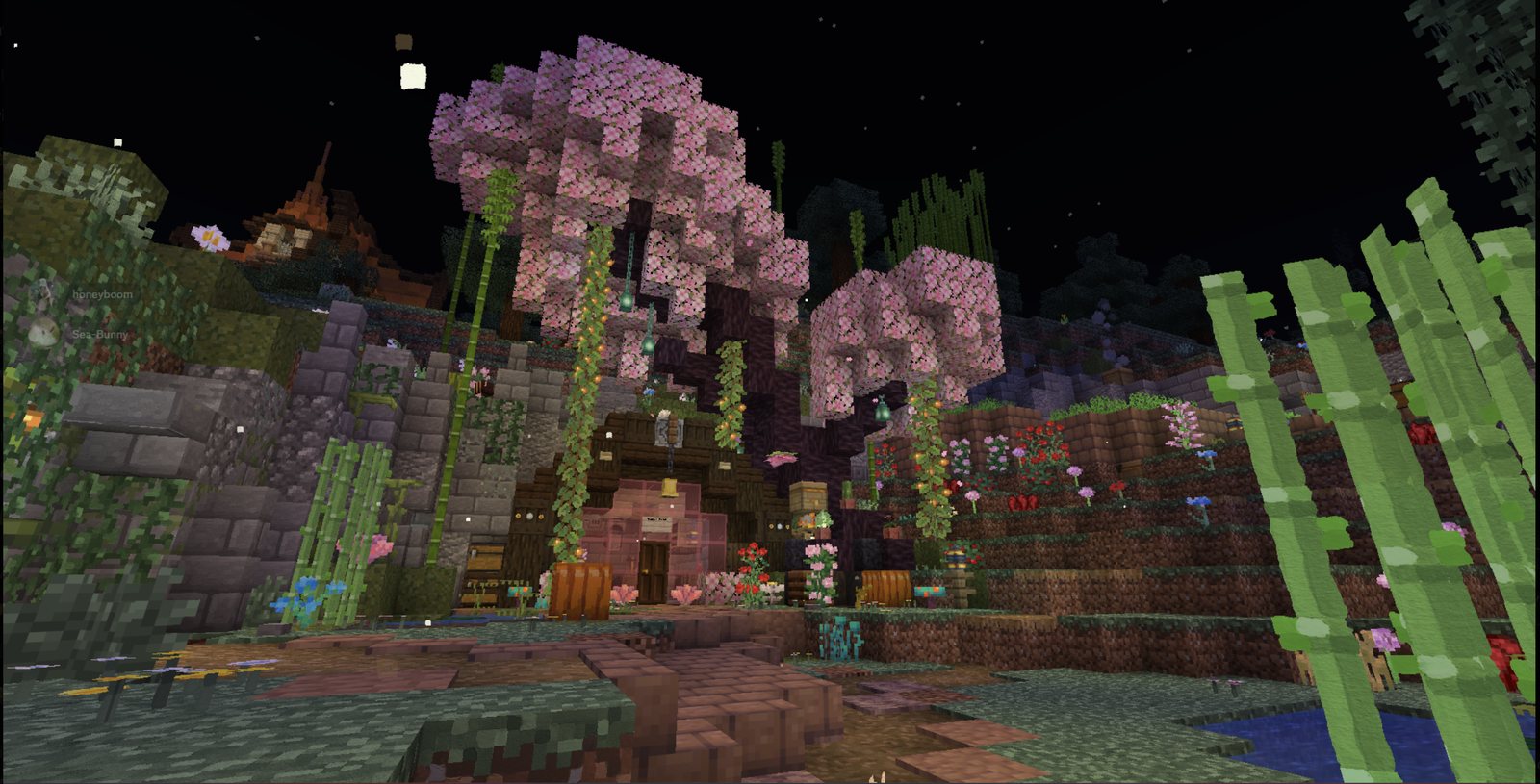 Cherry Cove cherry blossom build by SeaBunny, screenshot 1 of 3.